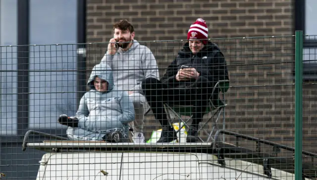 Fans at Ainslie Park