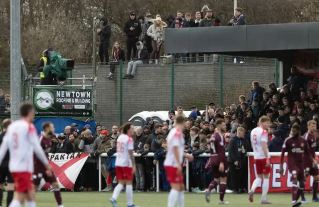 Fans at Ainslie Park