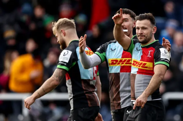 Danny Care celebrates