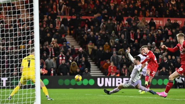 Marcus Forss scores for Middlesbrough