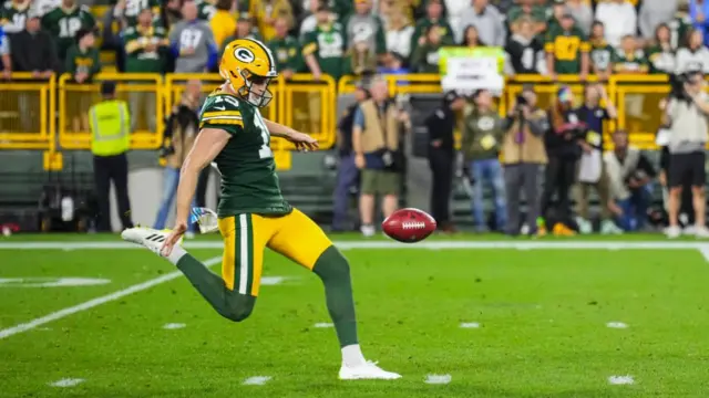 Green Bay Packers punter Dan Whelan