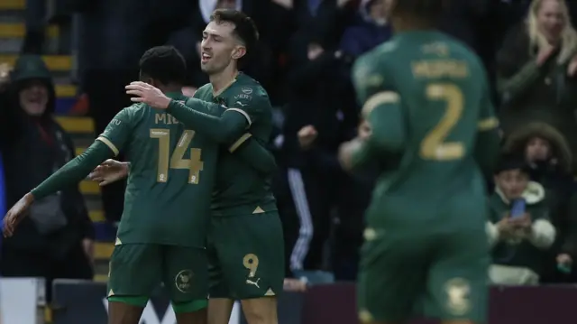 Ryan Hardie celebrates scoring