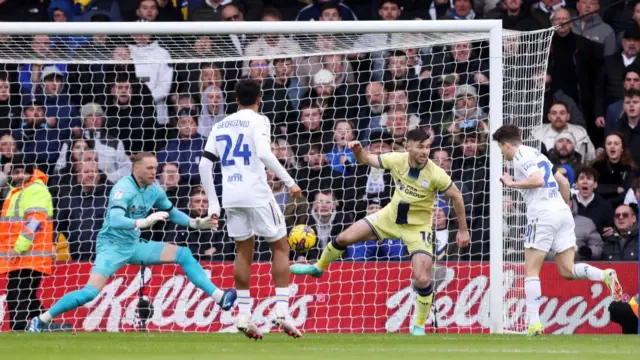 Dan James scores for Leeds