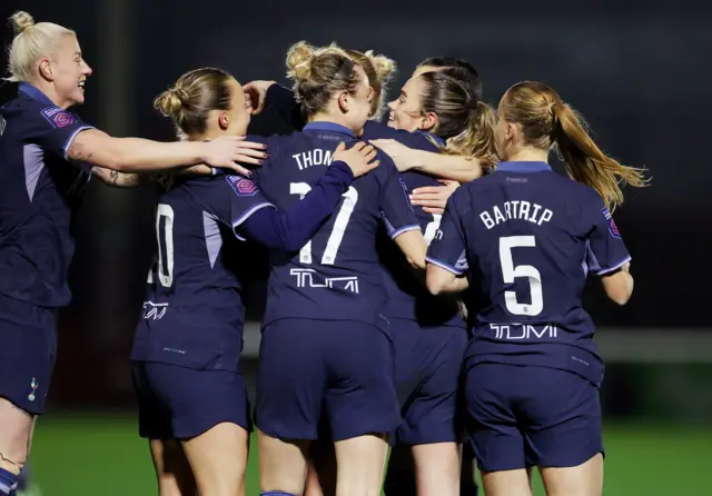 Tottenham celebrate