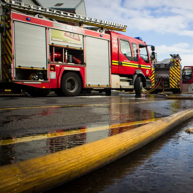 West Midlands Fire engine