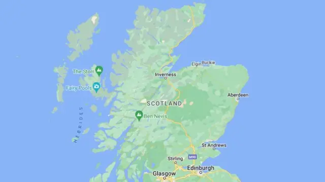 Scotland map