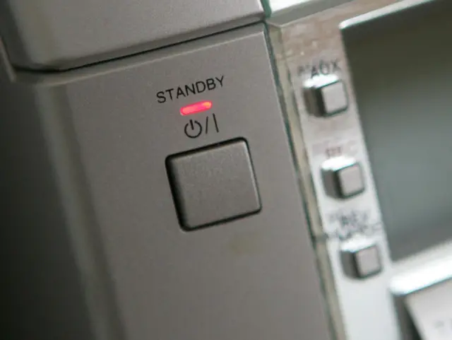 Standby button.