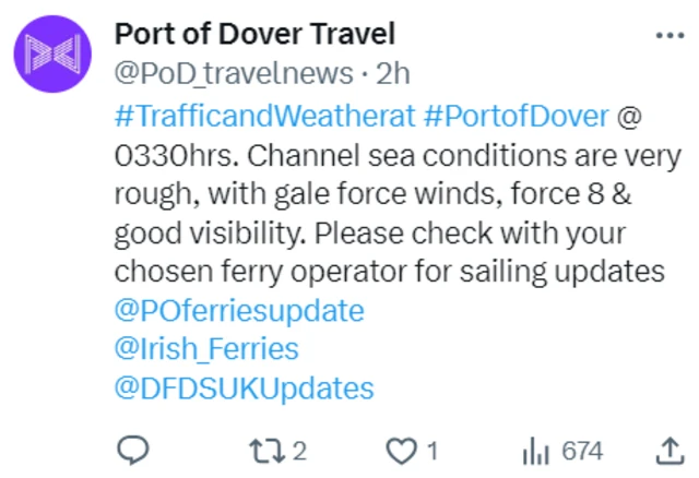 Port of Dover post