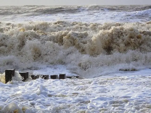 Waves off Hastings