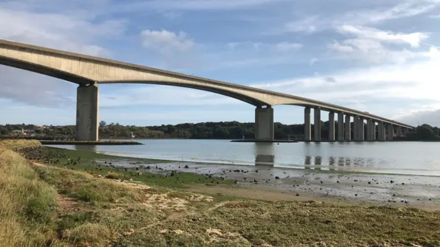 Orwell Bridge in Suffolk