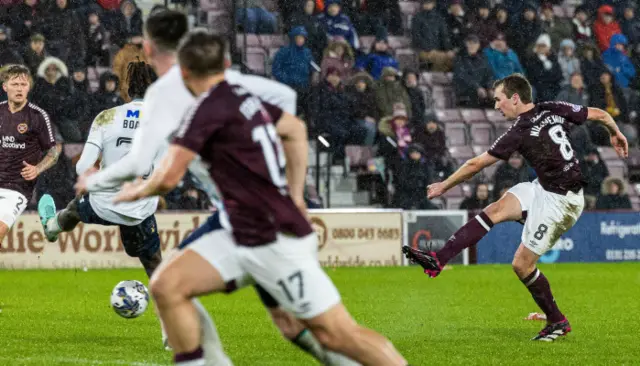 FT: Hearts 3-2 Dundee