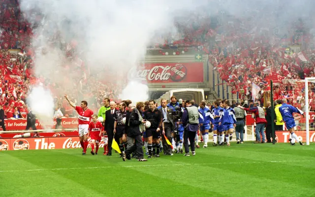 Middlesbrough v Chelsea, League Cup final 1998