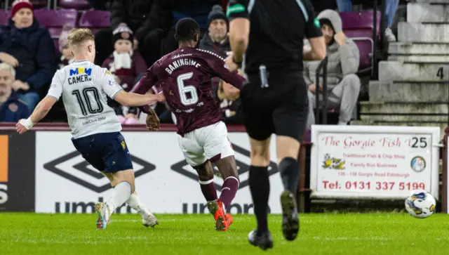 FT: Hearts 3-2 Dundee