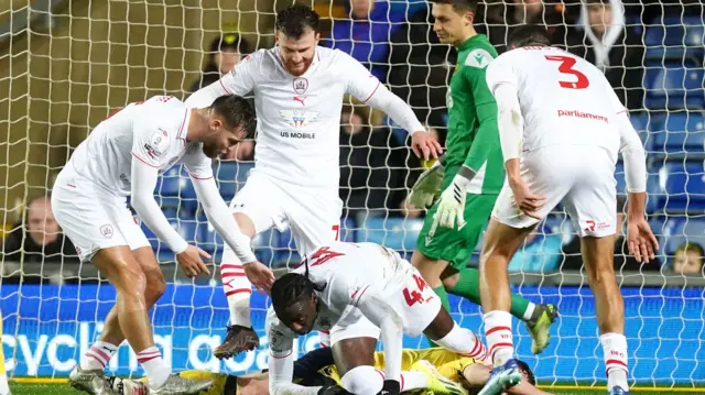 Barnsley celebrate