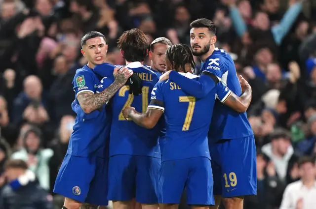 Chelsea celebrate