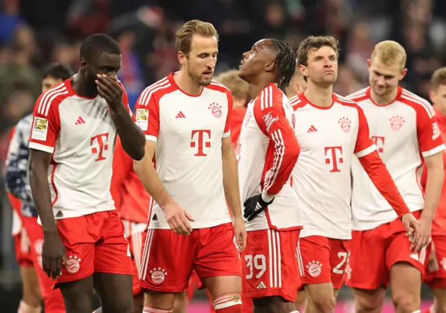 Harry Kane and some Bayern Munich teammates