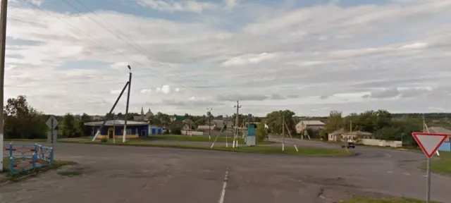 A Google Street View of the area of impact