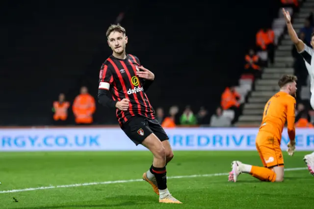 Bournemouth's David Brooks scores against Swansea