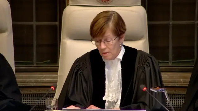 Judge Joan Donoghue at the ICJ