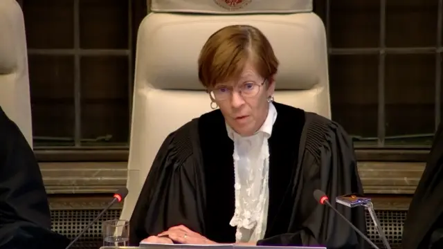 Judge Joan Donoghue at the ICJ