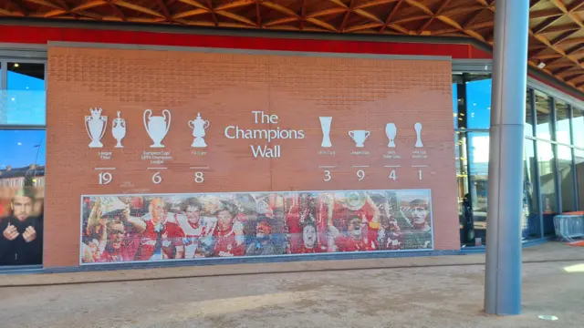 The Champions Wall at Anfield