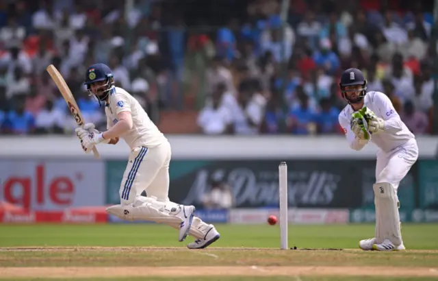 KL Rahul bats for India