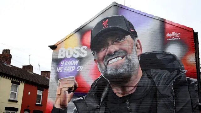 Jurgen Klopp mural