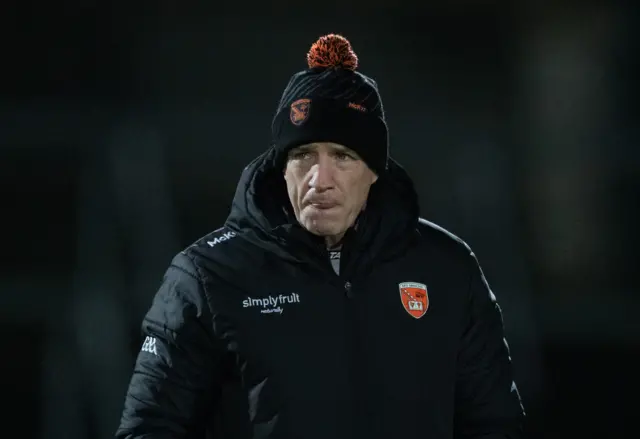 Kieran McGeeney watches his Armagh team in action at the Athletic Grounds