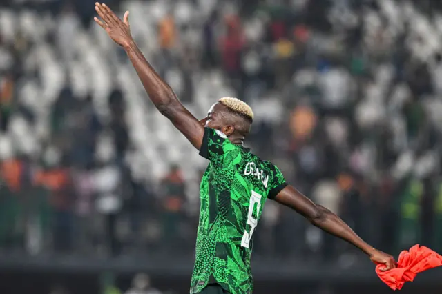 Victor Osimhen at Afcon