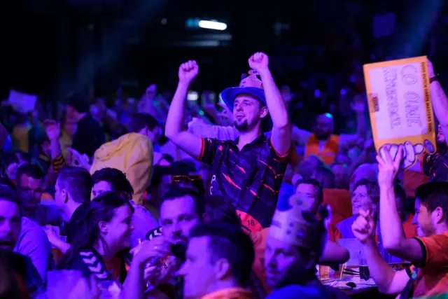 Fans at Dutch Darts Masters