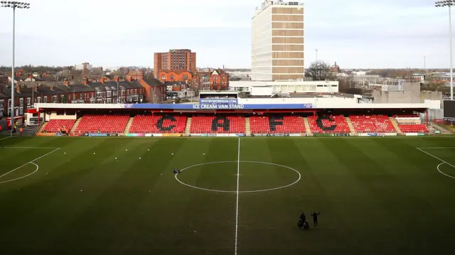 Crewe's Mornflake Stadium