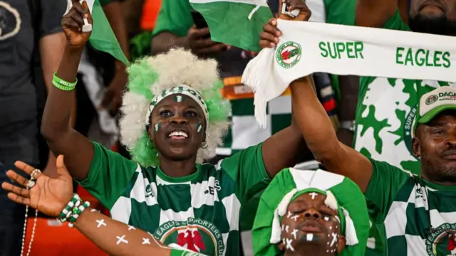 Nigeria fans at Afcon