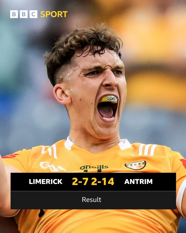 FT: Limerick 2-7 Antrim 2-14