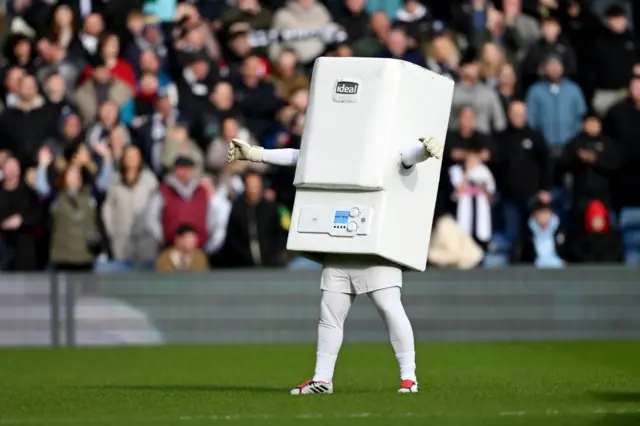 West Brom's boiler mascot