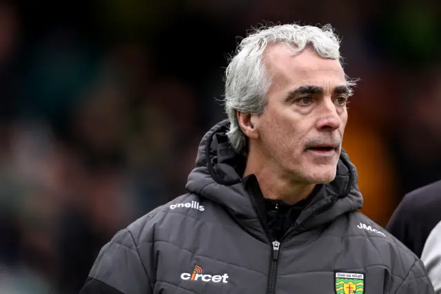 Donegal manager Jim McGuinness at Ballybofey