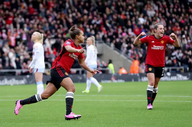 Nikita Parris celebrates