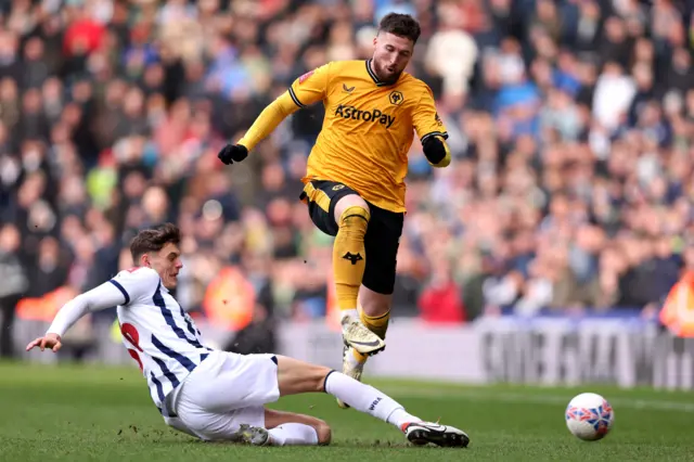 Matt Doherty is tackled