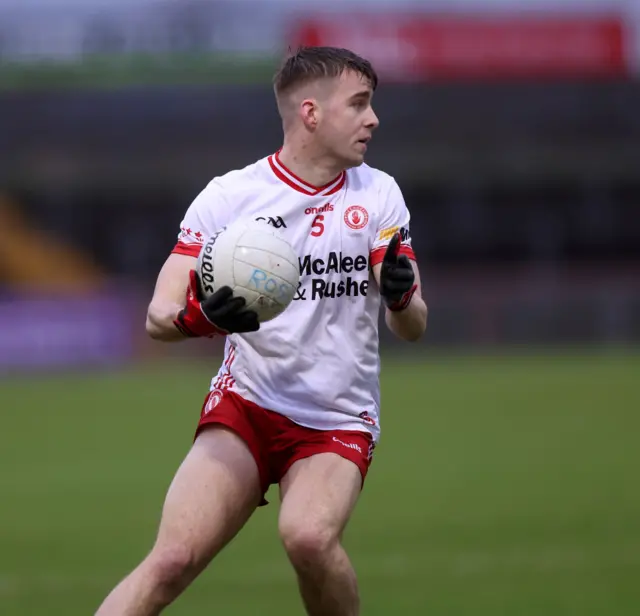 Cormac Quinn's goalbound shot was tipped onto the woodwork by Roscommon keeper Conor Carroll but Ciaran Daly pointed the rebound