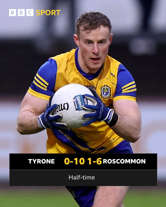 Tyrone 0-10 Roscommon 1-6