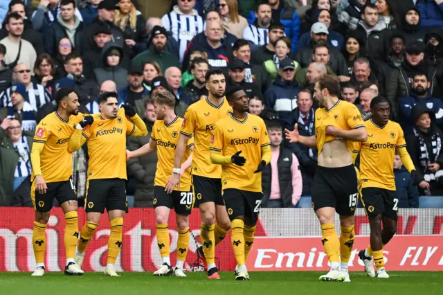 Wolves celebrate