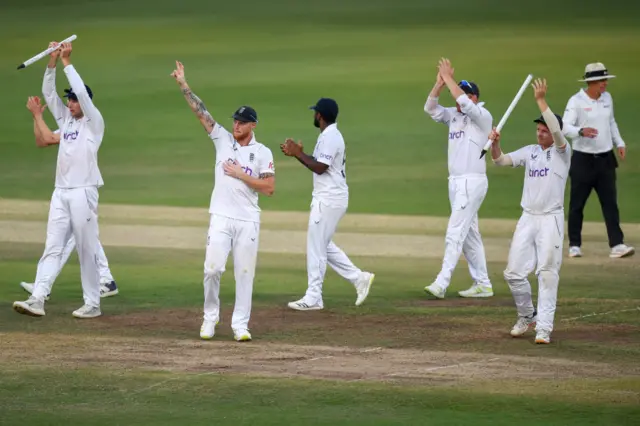 Ben Stokes salutes fans