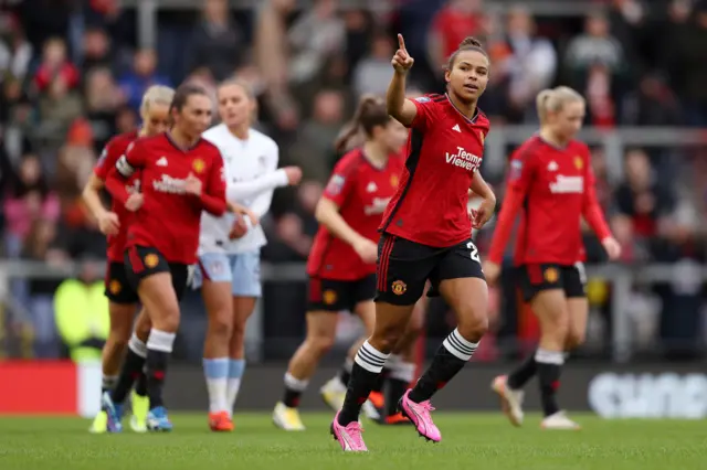 Nikita Parris celebrates