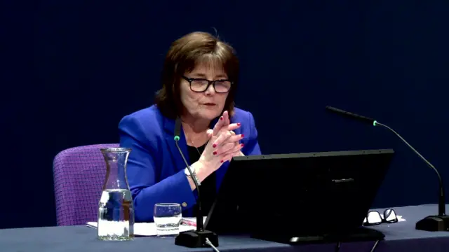 Jeane Freeman speaks to the UK Covid inquiry