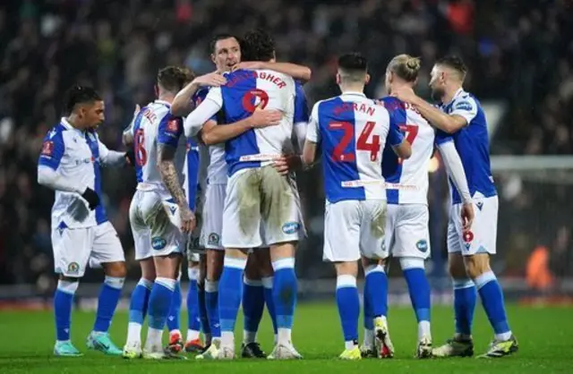 Blackburn celebrate