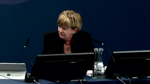 Baroness Heather Hallett speaks at the UK Covid inquiry