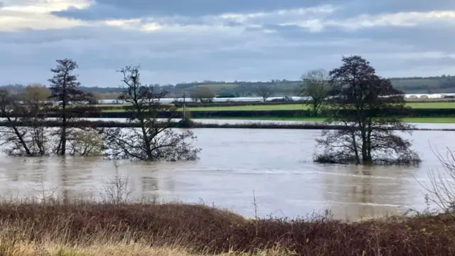 Flooding at Evesham