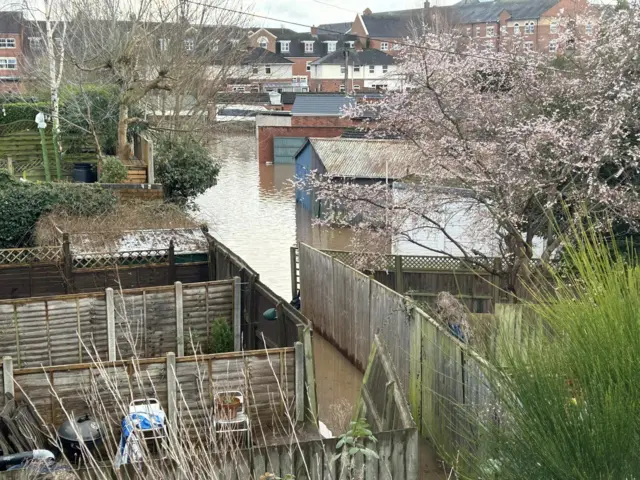 Flooding in Worcester