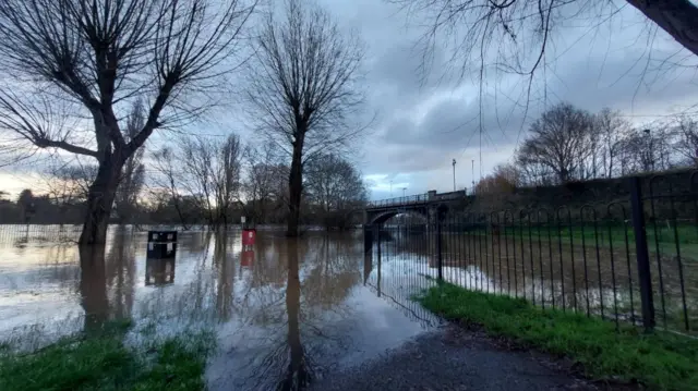 Flooding in Hereford