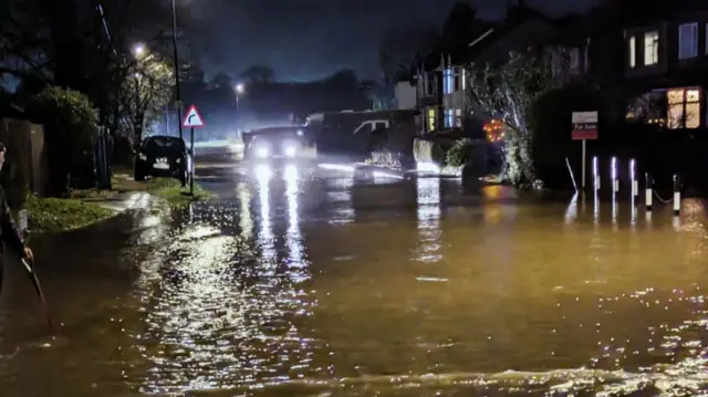 Allesley flooding