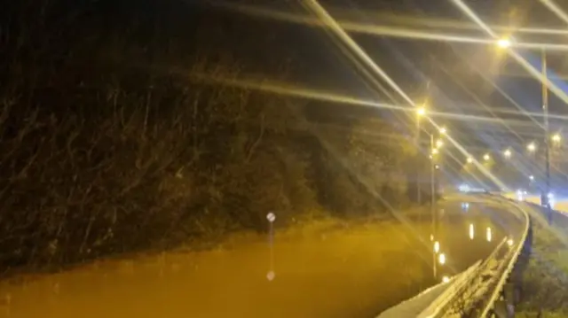 The flooded A52